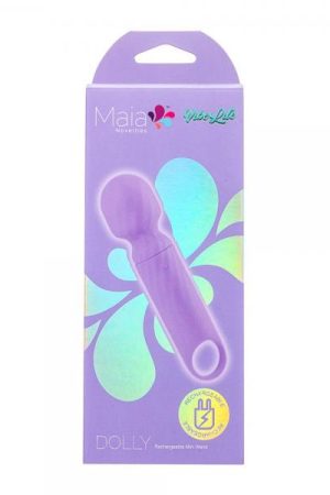 Dolly Purple Silicone Mini Wand Rechargeable