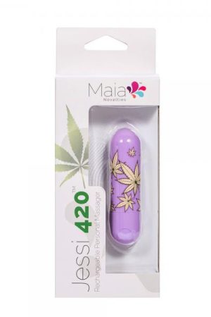 Jessi 420 Purple Remote Mini Bullet