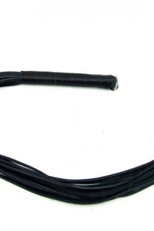 M2M Whip Leather Thong 20 inches Black