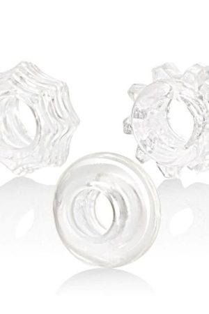 Reversible Ring Set Clear Pack Of 3