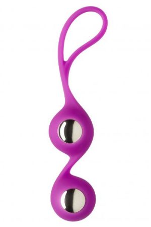 Duo Kegel Balls Purple with Sleeve