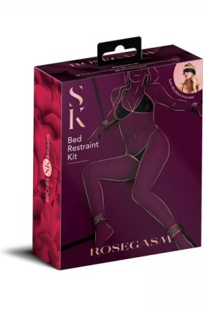 Rosegasm Bed Restraint Kit W/ Blindfold