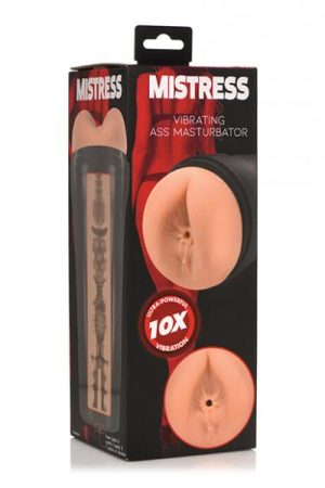 Curve Toys Mistress Vibrating Ass Masturbator - Tan