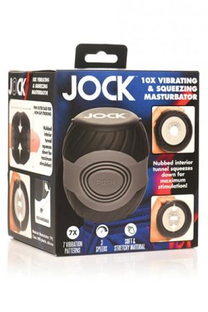 Curve Toys Jock 10x Vibrating Double Masturbator