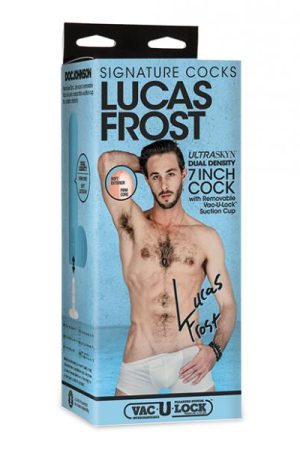 Signature Cocks Ultraskyn 7" Cock W/removable Vac-u-lock Suction Cup - Lucas Frost
