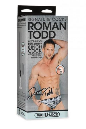 Signature Cocks Ultraskyn 8" Cock W/removable Vac-u-lock Suction Cup - Roman Todd