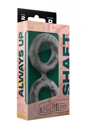 Shaft Double C-ring  - Medium Gray