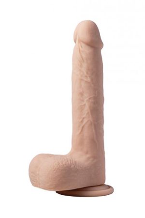 Luis App Controlled Realistic 8.5" Thrusting Dildo Vibrator - Ivory