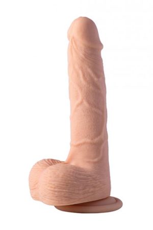 Kenzo App Controlled Realistic 9.5" Thrusting Dildo Vibrator - Ivory