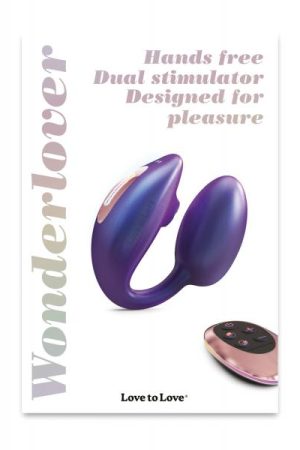 Love To Love Wonderlover Dual Stimulator - Iridescent Night