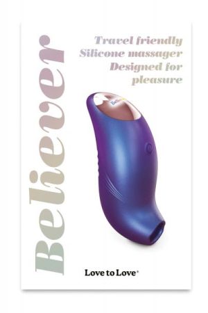 Love To Love Believer Mini Tongue Flicker - Iridescent Night