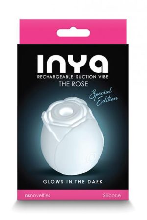 Inya The Rose Rechargeable Suction Vibe - Glow In The Dark