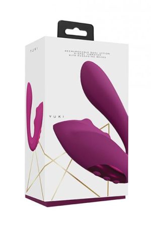Shots Yuki Dual Action G-spot Vibrator W/massaging Beads - Pink