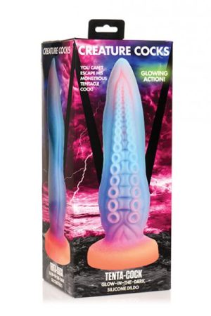 Creature Cocks Tenta-cock Silicone Dildo - Glow In The Dark