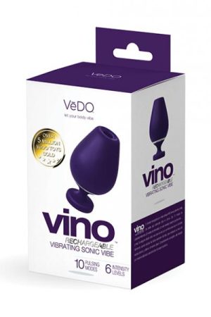 Vedo Vino Vibrating Sonic Vibe Purple