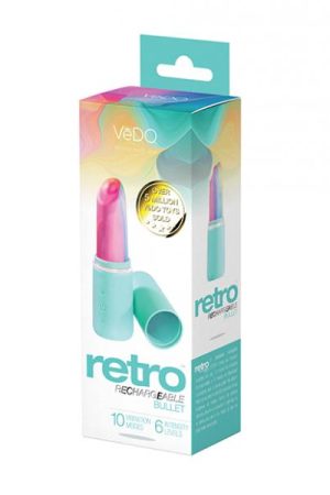 Vedo Retro Rechargeable Bullet Turquoise