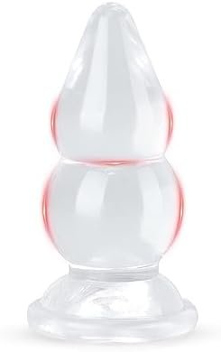 6.29 Inch Anal Beads With Suction Cup, Butt Plug 2 Gradual Beads Anal Plug Dildos Sex Toy For Men Women Prostate Massager