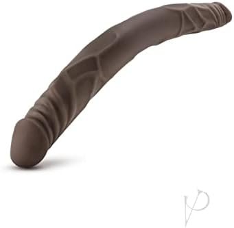 Blush Dr. Skin 14 Inch Double Dildo Extra Long Dildo, Sex Toy For Women, Sex Toy For Adults, Chocolate - Image 2