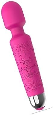 Forestlang Vibrator Wand Sex Toys - G Spot Vibrators, Clitoris Vibrator Stimulation๏ผ20 Patterns & 8 Speeds, Vibrator For Her Pleasure, Female Adult Toys(Pink)