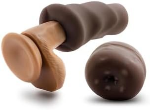 Blush Nicole Rear Anal Stroker Sleeve Masturbator - Realistic X5 Plus Superior Soft Feel - Open Ended & Easy To Clean - 4.5 Inches In Length - Designed For Maximum Stimulation - Sex Toy For Men - Image 3
