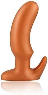 Super Soft Anal Plug, Liquid Silicone Butt Plugs With Flared Base Prostate Massager G-Spot Dildo Anal Trainer Kit For Beginners Advanced Users (Large)