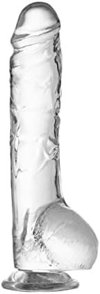Cwamen 9.4 Inch Soft Realistic Dildo, Human Safety Material, With Powerful Suction Cups, Suitable For Women/Men/Gay, Adult Toys For Women Or Beginer