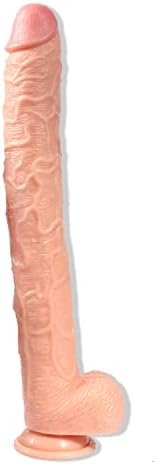 Realistic Extra Long Dildo Thick Dildo With Suction Cup, 16.93Inch Silicone Giant Dildos G Spot Anal Dildo Adult Sex Toys For Women