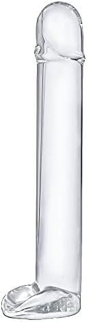 Big Clear Dildo, 8.9 Inch Glass G Spot Dildo Thick Adult Sex Toys For Women,Men