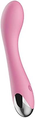 Erotoy G-Spot/Vagina/Anal Curved Vibrator Dildo For Sex Stimulation 10 Vibrations Modes Personal Powerful Quiet Vibrating Massager Rechargeable Waterproof Adult Sex Toy For Women, Men, Couples (Pink)