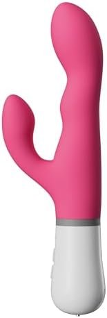 Lovense Nora Rabbit Vibrator With App Control, Pink Thrusting Vibrator Rabbit With Dual Motor, Clitoral Stimulator Dildo Massager, Sex Toys For Women With Smartphone Wireless Bluetooth