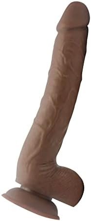 Extra Long 10.5 Inch Realistic G-Spot Dildo