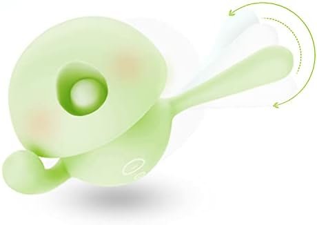 Baycam Vibrator, Adult Rose Sex Toys For Women Couples,Clitoral Licking Tongue Vibrator, Licking & Vibrating Nipples Clitoral Stimulator With 12 Modes For Quick Orgasm,Green