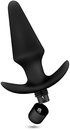 Anal Adventures Platinum Silicone Vibrating Plug - Powerful One Touch Vibration Bullet - Anchor Base For Safety And Comfort Long Term Wear - Perfect For Beginners - Tapered Easy Insertion - Sex Toy - Image 3