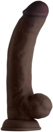 Shaft Model C Downward Curve Flexiskin Double Layered Realistic Dildo Extremely Soft Sex Toys - Premium Liquid Silicone Dildo Vibrator - Penis Replica Play Sex Toy For Lesbian Gay And Couple