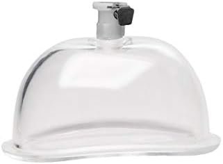Size Matters Large Vaginal 5" Pumping Cup Attachment, Clear, 1 Count