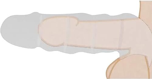 Farhoko Reusable Penis Sleeve Cock Ring Extender, 2.2 Inch Ultra-Soft Penis Enlarger For Couples Sex Toys For Men - Image 3