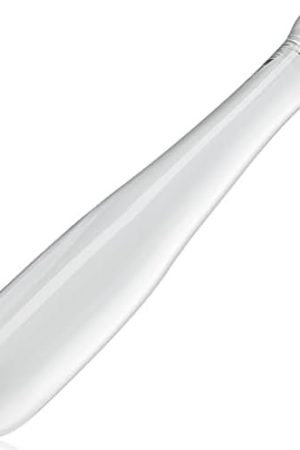 Anal Butt Plug Glass Anal Trainer Baseball Bat Clear Chrystal Pleasure Wand Anal Adult Sex Toy For Men Women Couples Masturbation (Large)