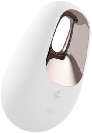 Satisfyer White Temptation Lay-On Vibrator - Powerful Vibrating Clitoral Stimulator, Personal Massager For Stimulation Of Clitoris And Erogenous Zones - Soft Silicone, Waterproof, Rechargeable