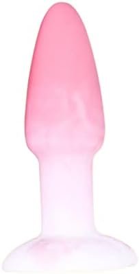 Silicone Anal Plug,Butt Plug With Strong Suction Cup Prostate Massager Comfortable Soft Anal Training For Anal Dilatation Fetish Sex Toy For Beginners Advanced Players Sex Factory (Purple)