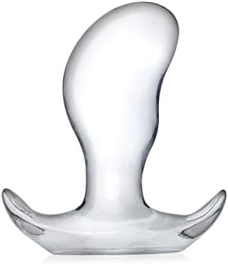 Soft Anal Plugs With Safety Base, Transparent Flexible Butt Plug Prostate Massage G-Spot Stimulation Trainer With Round Unique Top Design Sex Toys For Beginners Advanced Users Masturbation (Xl)