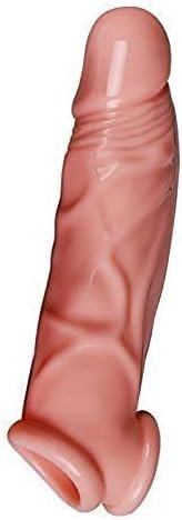 Brown Reusable Pennis Sleeves Girth For Men Extender Enlarger Extension Sheath Elastic Long Lasting Time Size Sleeve Waterproof Best Gift For Men122389