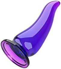 Anal Plug Silicone Butt Plug With Long Taper & Thin Neck & Curved Base For Comfortable Long-Term Wear Prostate Massager Sex Toy For Men Women Beginners Or-Ht012 Black