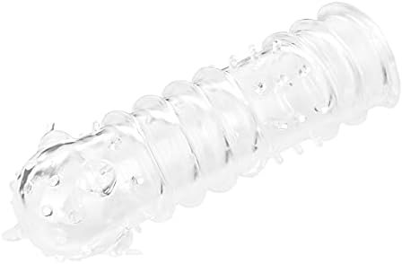 Eis Textured Penis Sleeve - Cock Sleeve, Penis Sheath, Nubbed, Ribbed For Intense Stimulation - Flexible, Partner Pleasure, 15.5Cm - Image 3