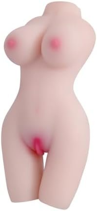 2.2Lb Realistic Torso Sex Doll With Boobs Butt,Portable Male Masturbator Sex Male Doll Blowjob Stroker,Tpe Adult Real Solid Doll For Sex With Pocket Pussy Vaginal Anal,Sex Toy For Masturbation (White)