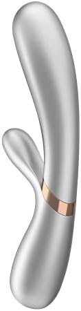 Satisfyer Hot Lover | Rabbit Vibrator | 2 Motors | Heat Function | 20 Cm | Waterproof (Ipx7) | Rechargeable Battery | Skin-Friendly Silicone