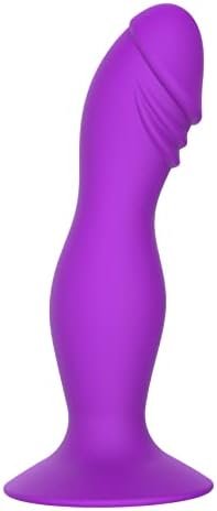Silicone Prostate Massager Anal Butt Plug Anal Training Sex Toys For Men Women G-Spot Stimulator Anal Trainer Kit For Beginner(Black)