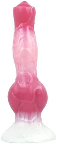 Soft Suction Small Size Artificial Wolf Dildo Silicone Multi Color Flexible For Beginner - Image 2