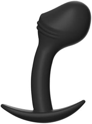 Amazbee Anal Plug Kit 3 Pcs Silicone Butt Plug Training Set With Curved Base & Imitation Dildo Prostate Sex Toys For Adult Women Men And Couples (3 Pcs)