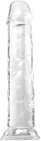 Black Dildo,8.5 Inch Big Dildo With Curved Shaft And Strong Suction Cup Base For Anal Play