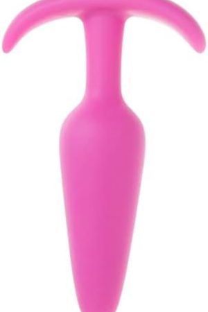 Doc Johnson Mood - Naughty 1 - Silicone Anal Plug - Large - 4.9 In. Long And 1.3 In. Wide - Tapered Base For Comfort Between The Cheeks - Large - Pink